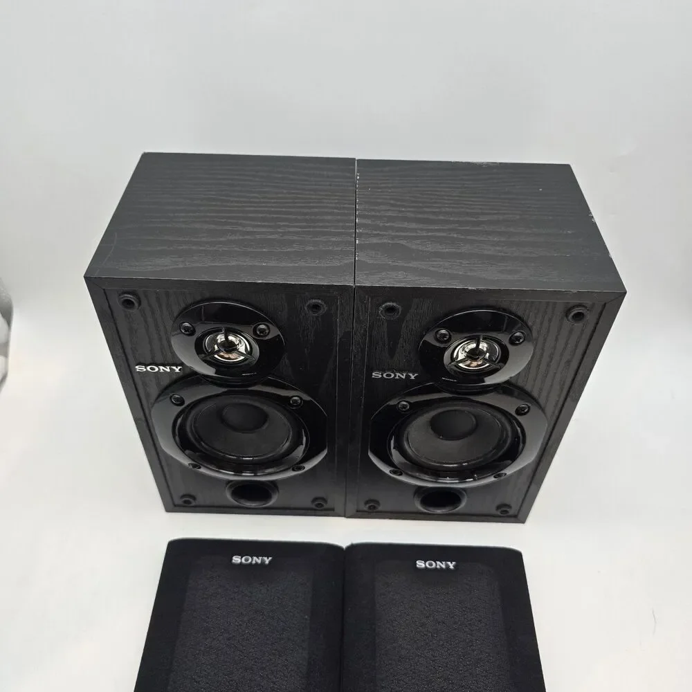 SONY SS-MSP69R Surround Sound Speaker Set of 2 Black Speakers